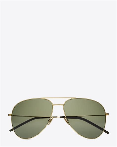 ysl sunglasses aviator|saint laurent aviator sunglasses.